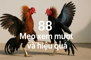 đá gà 88: Mẹo xem mượt và hiệu quả
